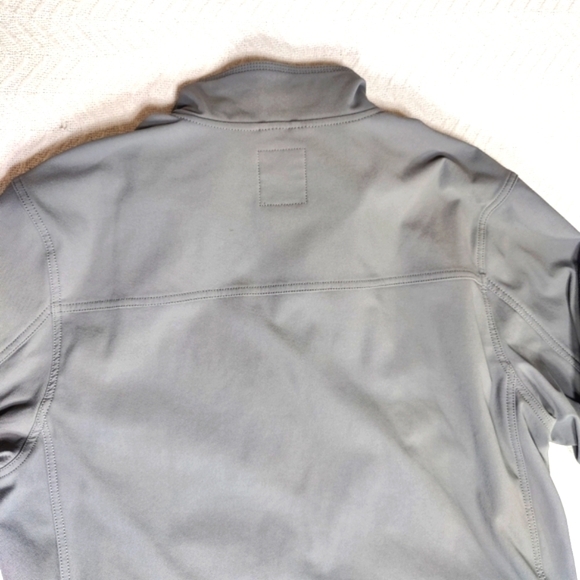 Timberland PRO Power Windproof Gray Softshell Jacket Men's Size medium Biker - Picture 3 of 13